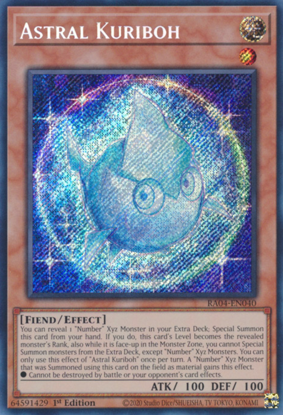 Astral Kuriboh - RA04-EN040 - Secret Rare 1st Edition