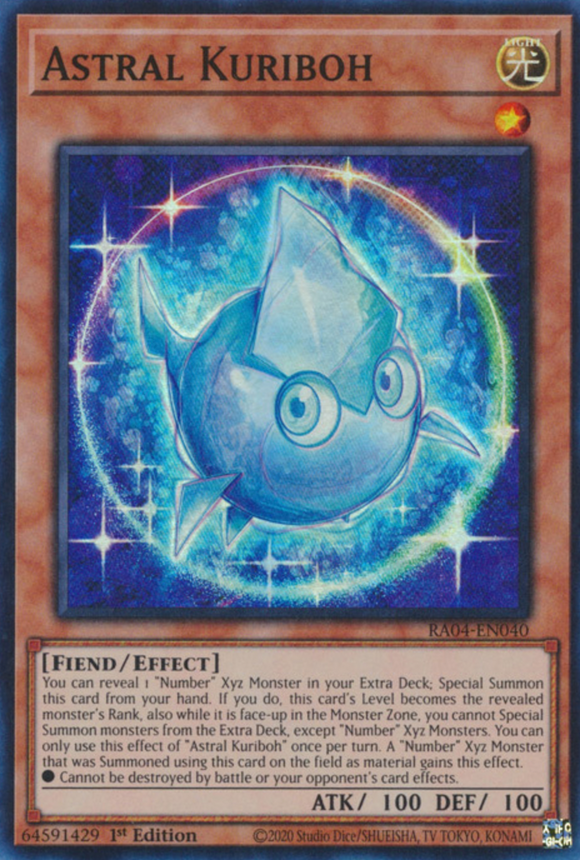 Astral Kuriboh - RA04-EN040 - Super Rare 1st Edition