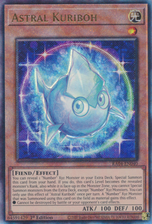 Astral Kuriboh - RA04-EN040 - Ultimate Rare 1st Edition