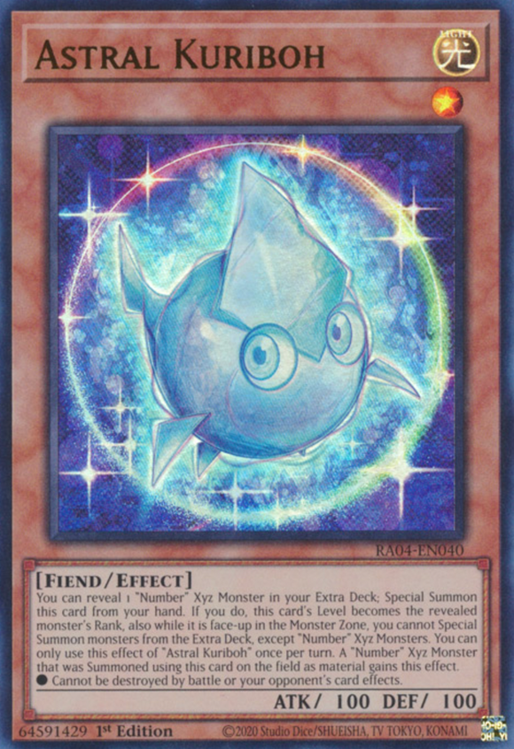 Astral Kuriboh - RA04-EN040 - Ultra Rare 1st Edition