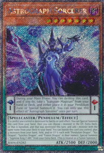 Astrograph Sorcerer - RA04-EN282 - Platinum Secret Rare 1st Edition