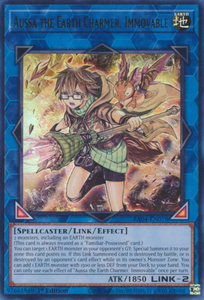 Aussa the Earth Charmer, Immovable - RA04-EN078 - Ultra Rare 1st Edition