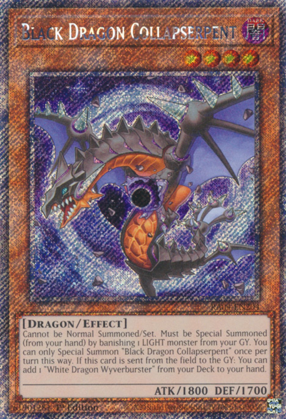 Black Dragon Collapserpent - RA04-EN204 - Platinum Secret Rare 1st Edition