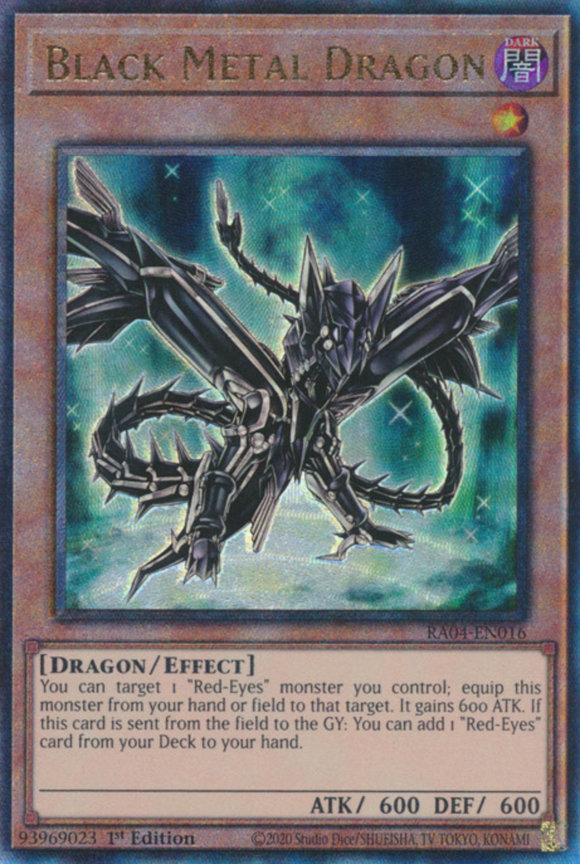 Black Metal Dragon - RA04-EN016 - Ultimate Rare 1st Edition