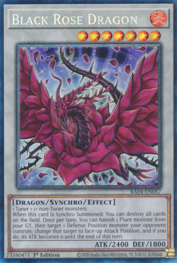 Black Rose Dragon - RA04-EN057 - Collector's Rare 1st Edition