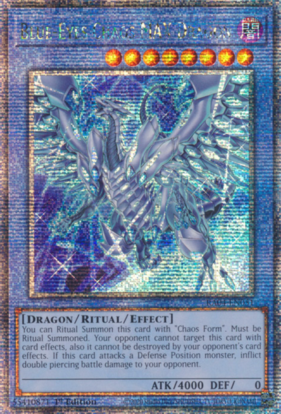 Blue-Eyes Chaos MAX Dragon (Alt. Art) - RA04-EN051 - Quarter