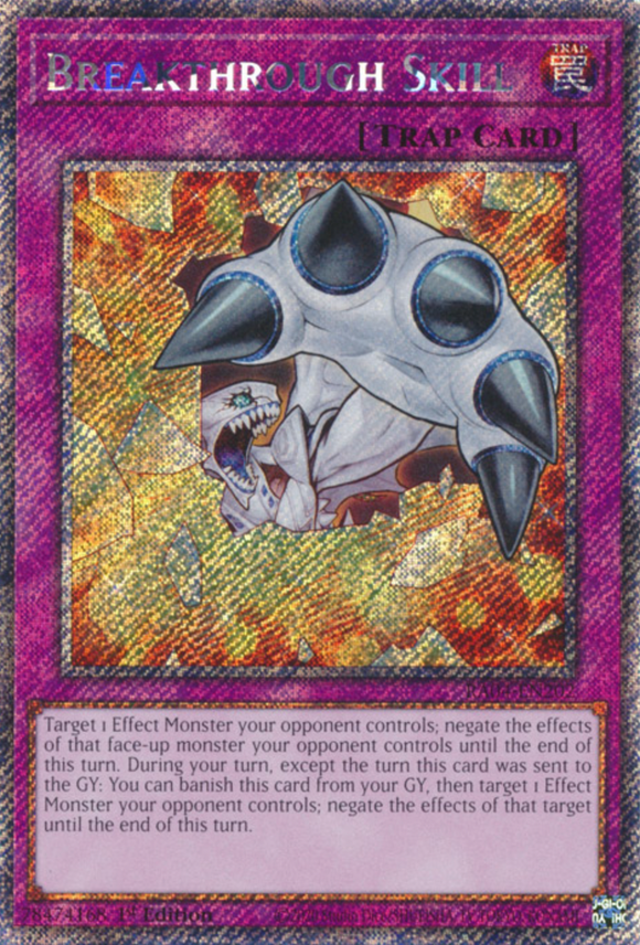Breakthrough Skill - RA04-EN202 - Platinum Secret Rare 1st Edition
