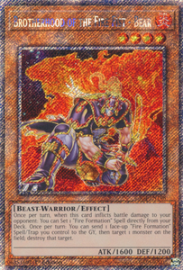 Brotherhood of the Fire Fist - Bear - RA04-EN198 - Platinum Secret Rare 1st Edition