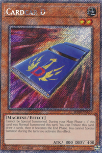 Cardcar D - RA04-EN181 - Platinum Secret Rare 1st Edition
