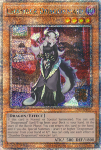Chamber Dragonmaid - RA04-EN032 - Quarter Century Secret Rare 1st Edition