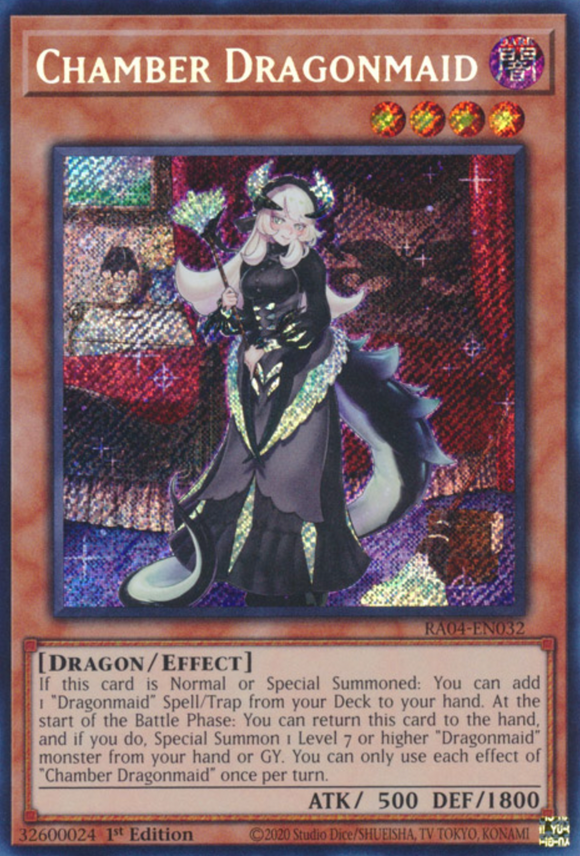 Chamber Dragonmaid - RA04-EN032 - Secret Rare 1st Edition