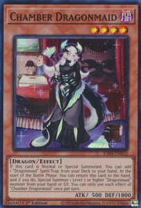 Chamber Dragonmaid - RA04-EN032 - Ultra Rare 1st Edition