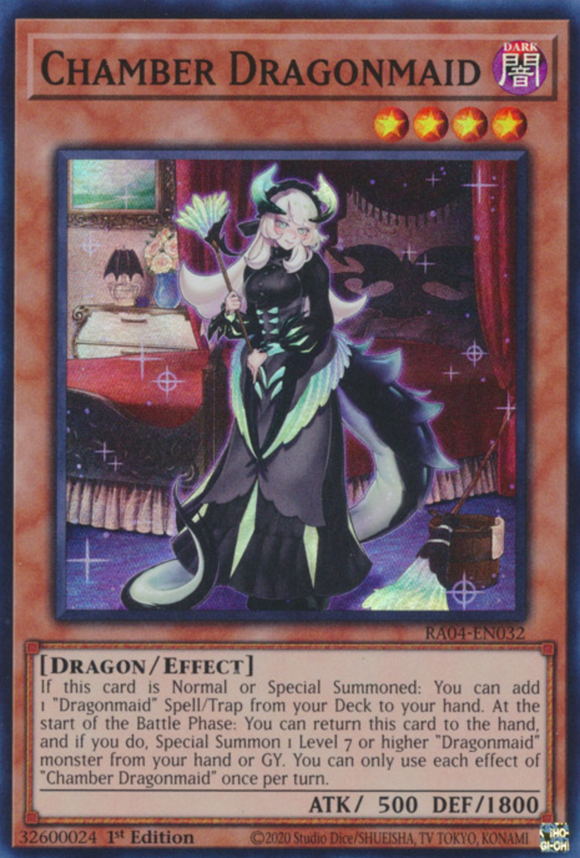 Chamber Dragonmaid - RA04-EN032 - Ultra Rare 1st Edition
