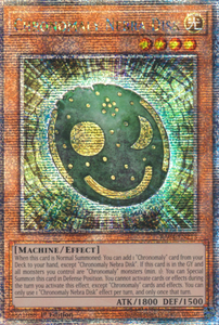 Chronomaly Nebra Disk - RA04-EN213 - Quarter Century Secret Rare 1st Edition