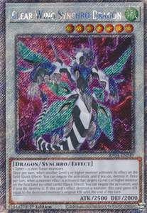 Clear Wing Synchro Dragon - RA04-EN249 - Platinum Secret Rare 1st Edition