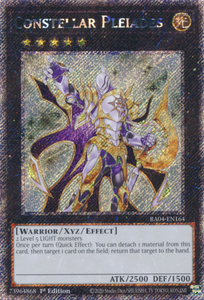Constellar Pleiades - RA04-EN164 - Platinum Secret Rare 1st Edition