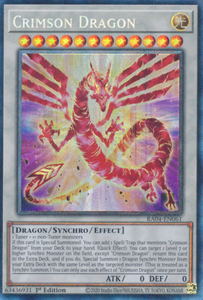 Crimson Dragon - RA04-EN061 - Collector's Rare 1st Edition