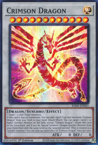 Crimson Dragon - RA04-EN061 - Super Rare 1st Edition