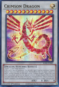 Crimson Dragon - RA04-EN061 - Ultra Rare 1st Edition
