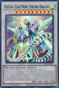 Crystal Clear Wing Synchro Dragon - RA04-EN059 - Ultra Rare 1st Edition