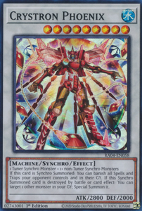 Crystron Phoenix - RA04-EN058 - Super Rare 1st Edition