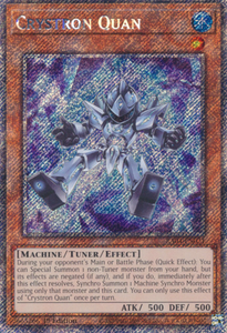 Crystron Quan - RA04-EN021 - Platinum Secret Rare 1st Edition