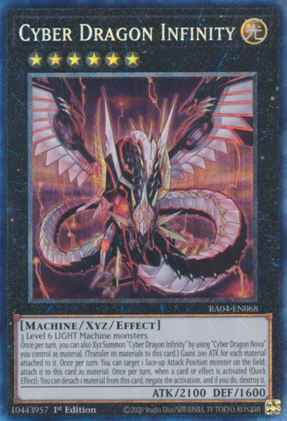 Cyber Dragon Infinity - RA04-EN068 - Collector's Rare 1st Edition
