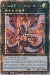 Cyber Dragon Infinity - RA04-EN068 - Quarter Century Secret Rare 1st Edition