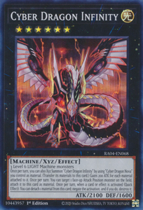 Cyber Dragon Infinity - RA04-EN068 - Super Rare 1st Edition