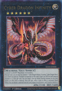 Cyber Dragon Infinity - RA04-EN068 - Ultimate Rare 1st Edition