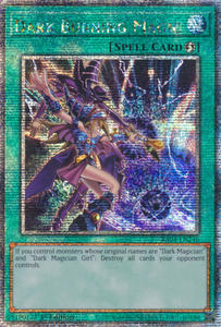Dark Burning Magic - RA04-EN246 - Quarter Century Secret Rare 1st Edition