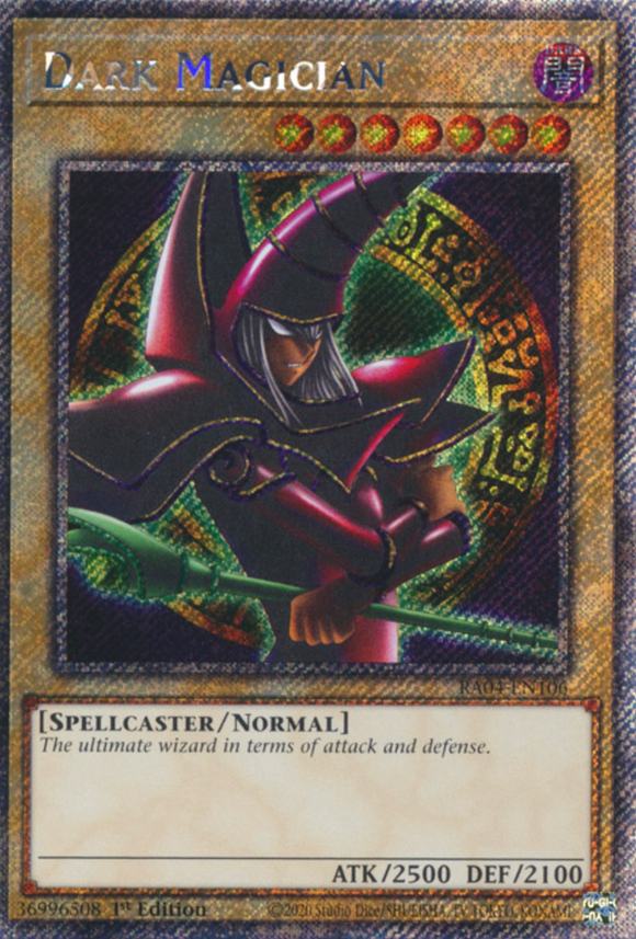 Dark Magician (Arkana. Art) - RA04-EN106 - Platinum Secret Rare 1st Edition