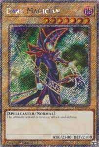 Dark Magician (Tin. Art) - RA04-EN106 - Platinum Secret Rare 1st Edition