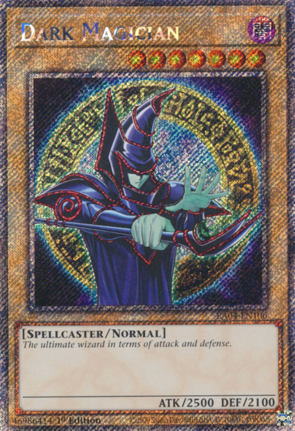 Dark Magician (BACH. Art) - RA04-EN106 - Platinum Secret Rare 1st Edition