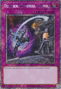 Different Dimension Ground - RA04-EN101 - Platinum Secret Rare 1st Edition