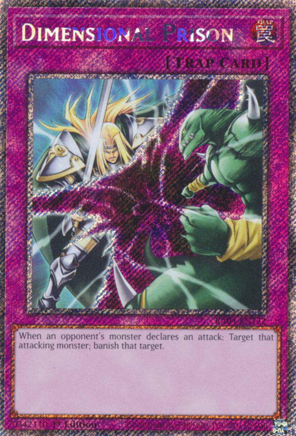 Dimensional Prison - RA04-EN132 - Platinum Secret Rare 1st Edition
