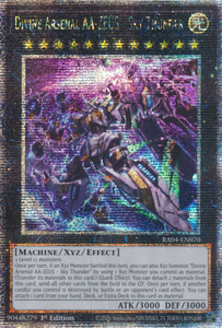 Divine Arsenal AA-ZEUS - Sky Thunder (Alt. Art) - RA04-EN070 - Quarter Century Secret Rare 1st Edition