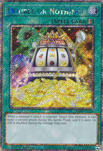 Double or Nothing! - RA04-EN156 - Platinum Secret Rare 1st Edition
