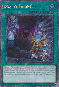 Draco Face-Off - RA04-EN262 - Platinum Secret Rare 1st Edition