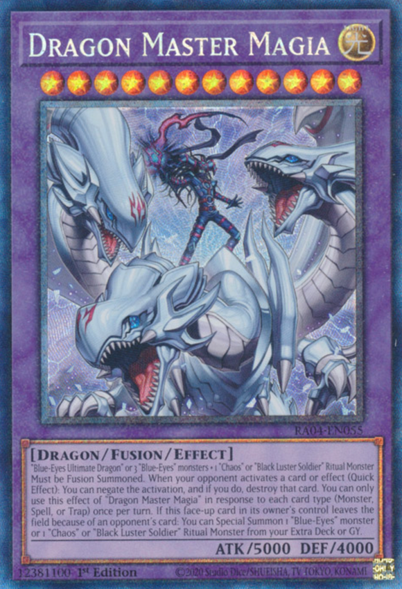 Dragon Master Magia - RA04-EN055 - Collector's Rare 1st Edition