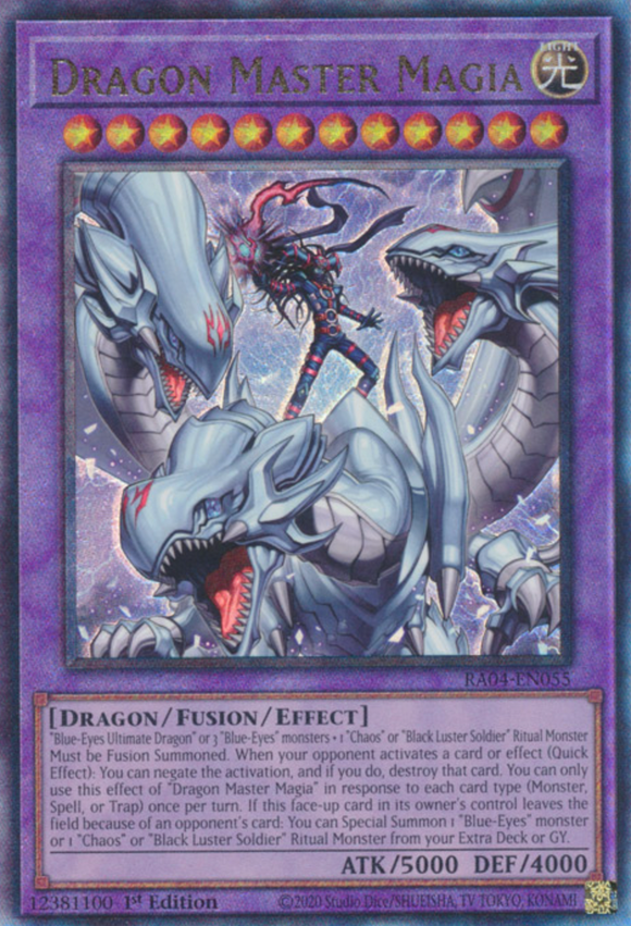 Dragon Master Magia - RA04-EN055 - Ultimate Rare 1st Edition