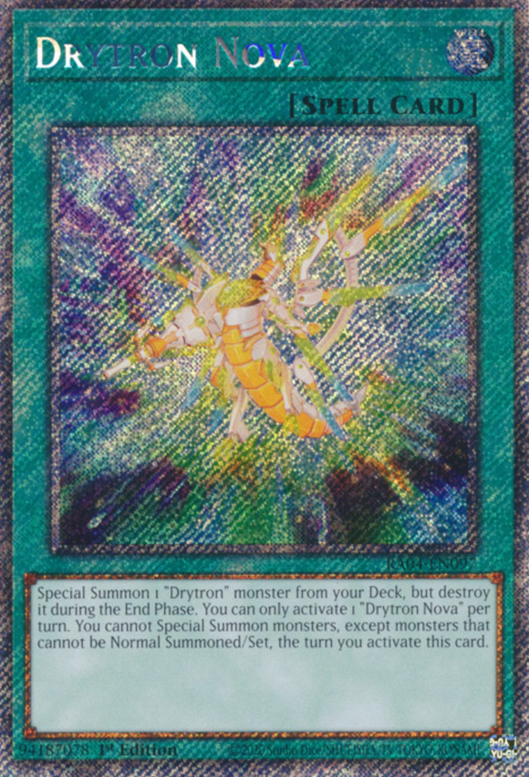 Drytron Nova - RA04-EN097 - Platinum Secret Rare 1st Edition