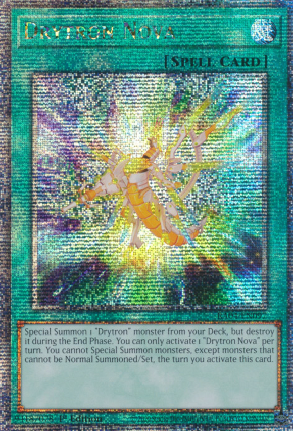 Drytron Nova - RA04-EN097 - Quarter Century Secret Rare 1st Edition