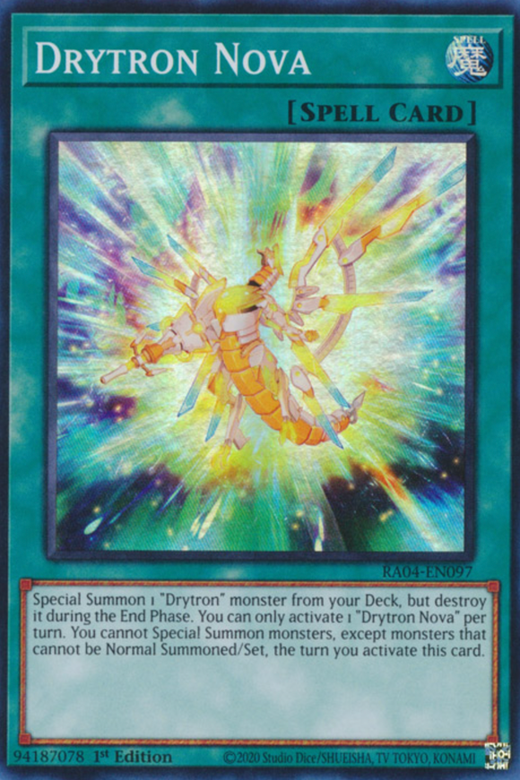 Drytron Nova - RA04-EN097 - Super Rare 1st Edition