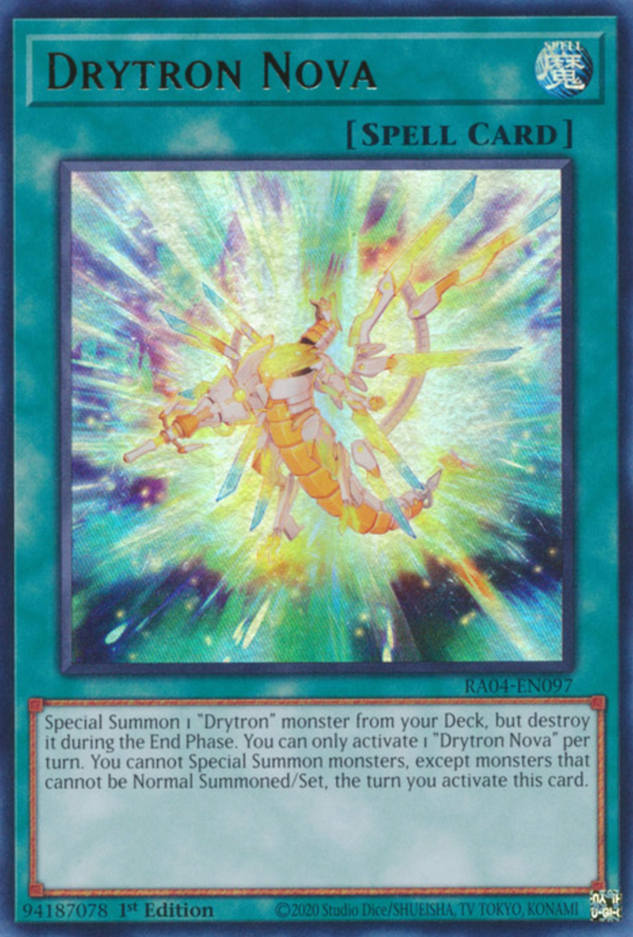 Drytron Nova - RA04-EN097 - Ultra Rare 1st Edition