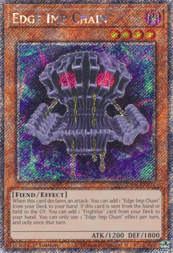 Edge Imp Chain - RA04-EN014 - Platinum Secret Rare 1st Edition