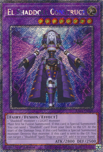 El Shaddoll Construct - RA04-EN229 - Platinum Secret Rare 1st Edition