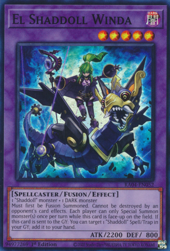 El Shaddoll Winda - RA04-EN052 - Super Rare 1st Edition
