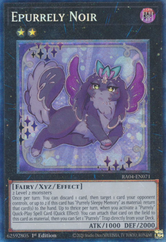 Epurrely Noir - RA04-EN071 - Collector's Rare 1st Edition