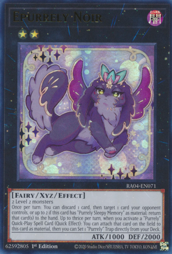 Epurrely Noir - RA04-EN071 - Ultra Rare 1st Edition